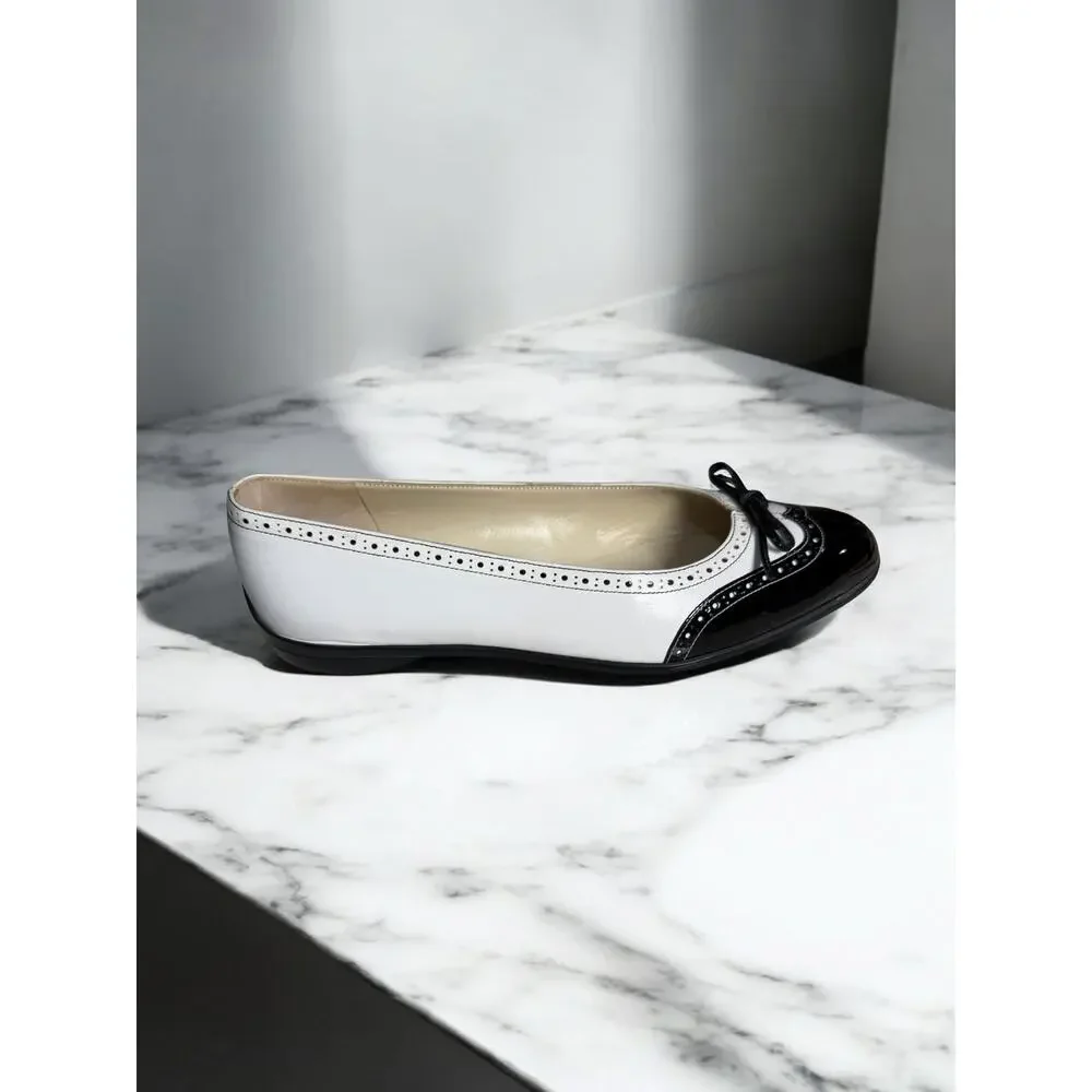 Salvatore Ferragamo Oxford Ballet Flat Size 8C - Picture 3 of 10
